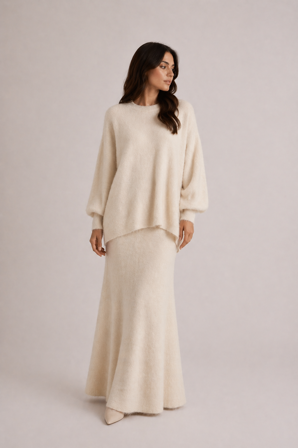 Mohair Skirt Set