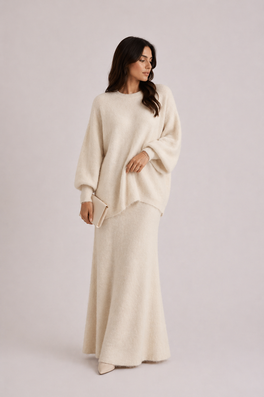 Mohair Skirt Set