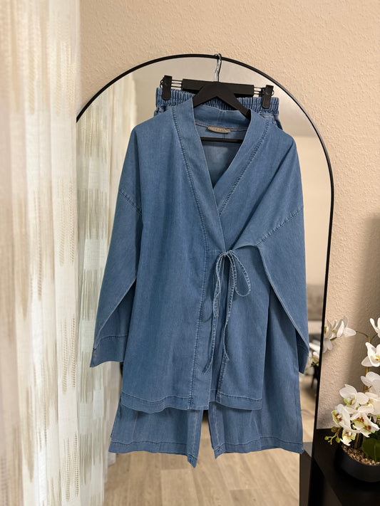 Light Blue Denim Set