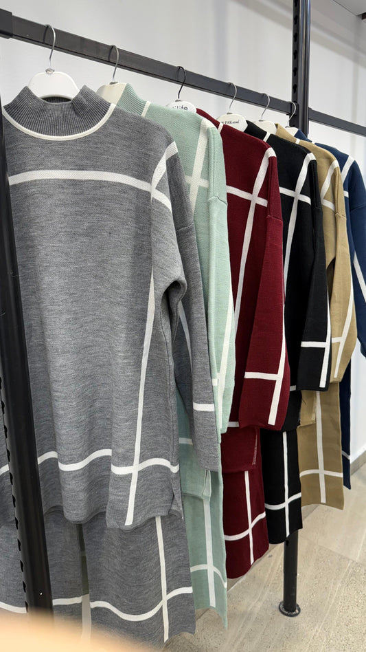 Grid Wool Set