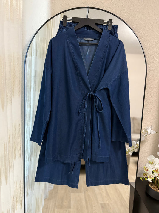 Navy Denim Set