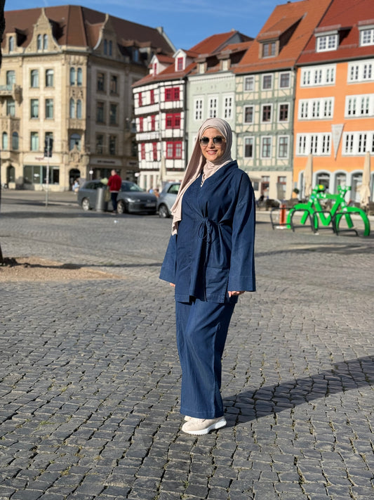 Navy Denim Set
