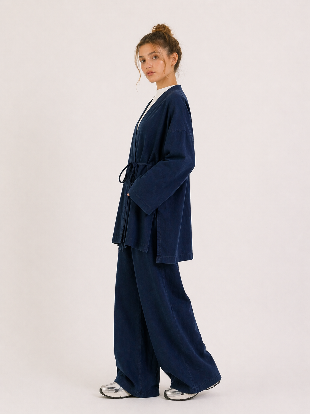 Navy Denim Set