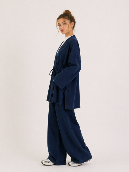Navy Denim Set