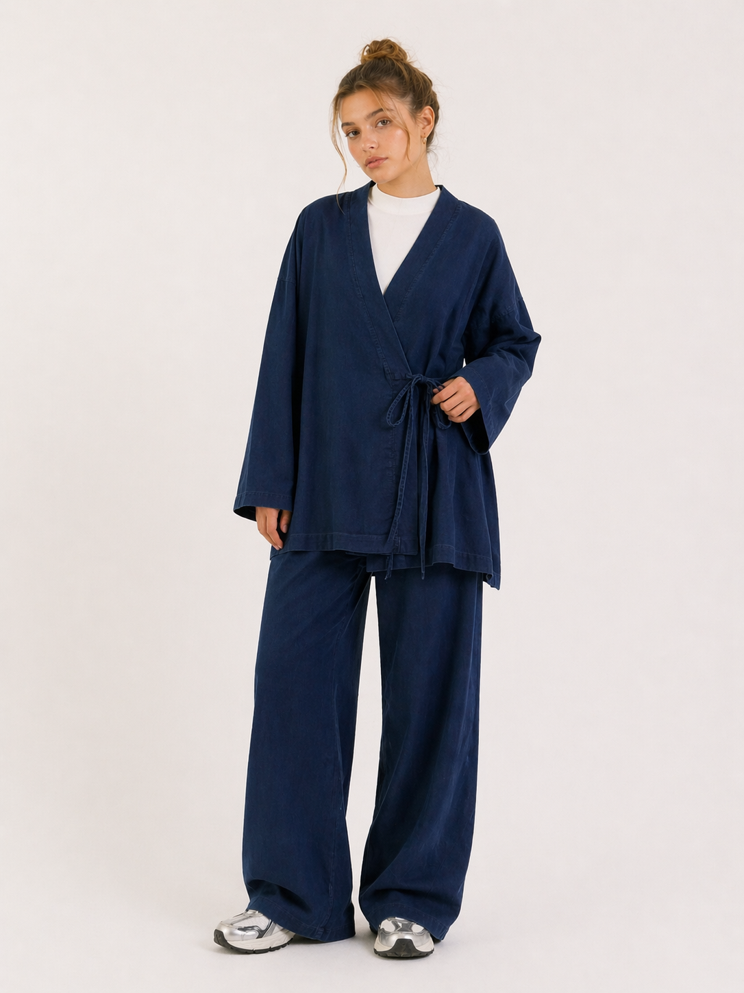 Navy Denim Set