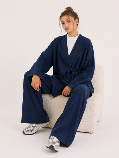 Navy Denim Set