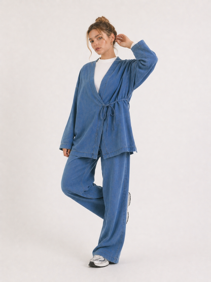 Light Blau Denim Set