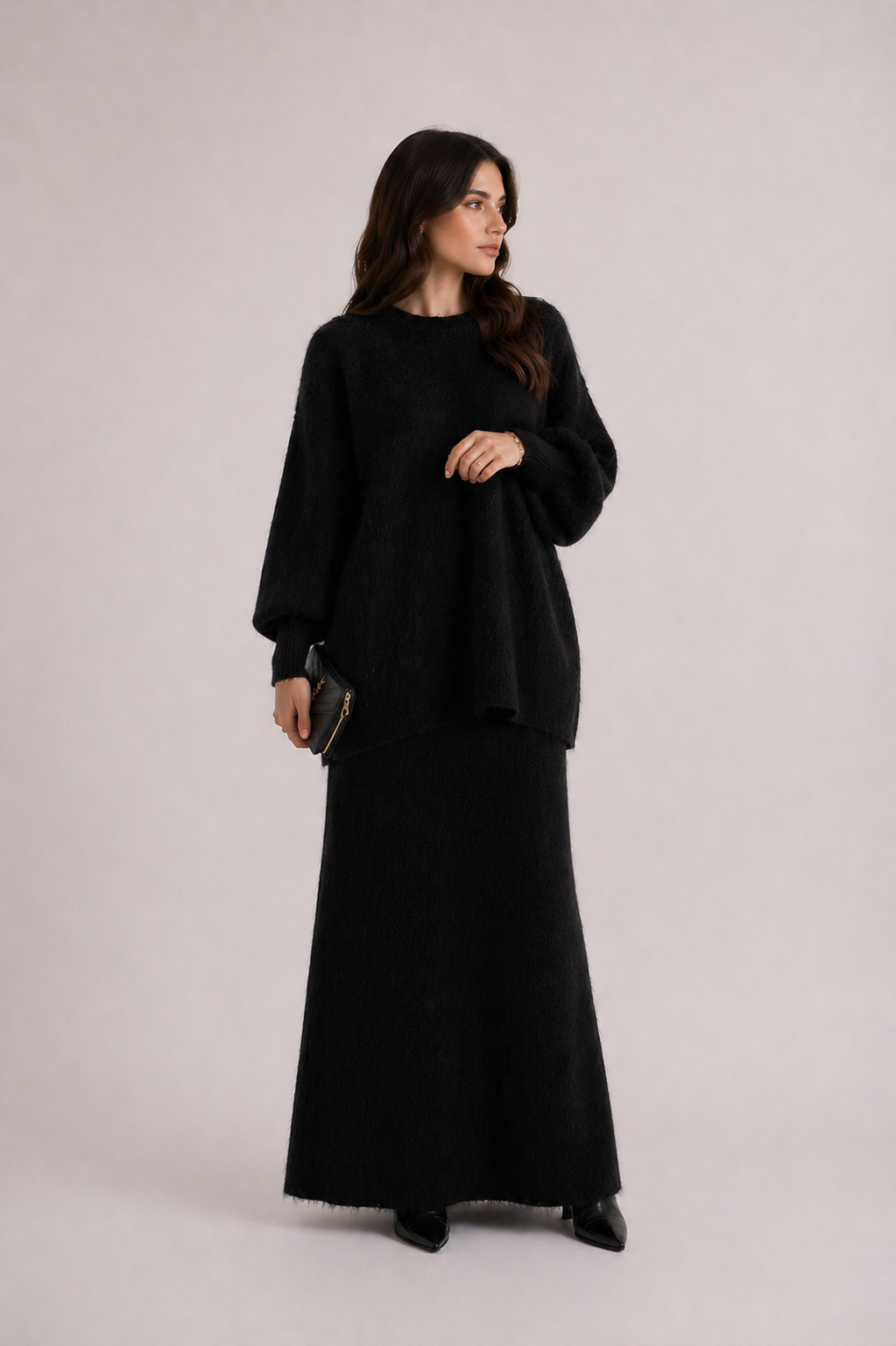 Mohair Skirt Set