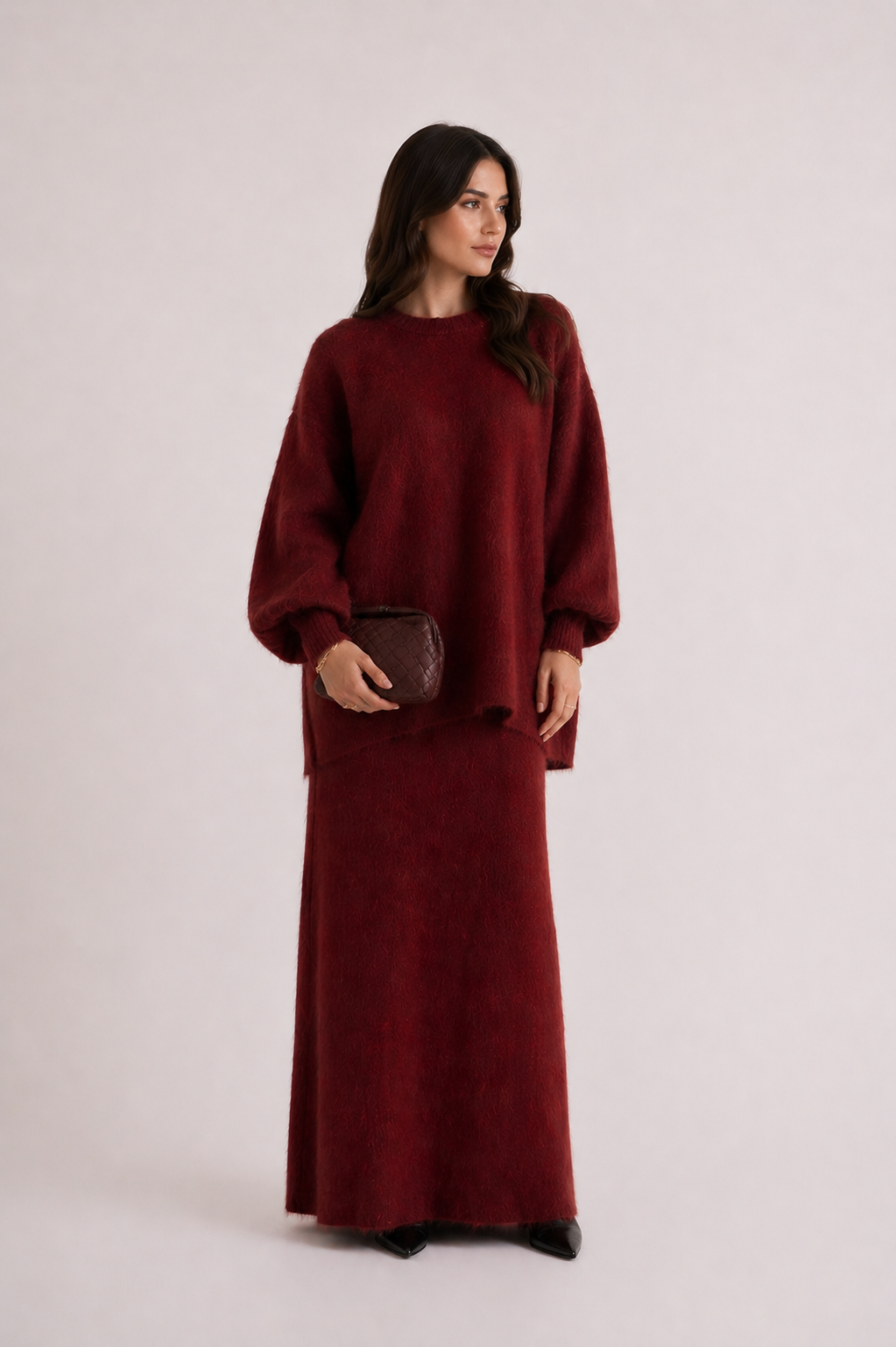 Mohair Skirt Set